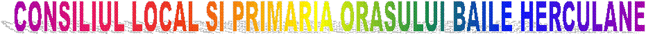 CONSILIUL LOCAL SI PRIMARIA ORASULUI BAILE HERCULANE
