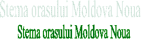 Stema orasului Moldova Noua