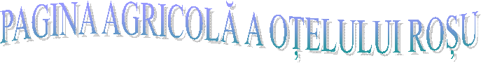 PAGINA AGRICOLĂ A OȚELULUI ROȘU