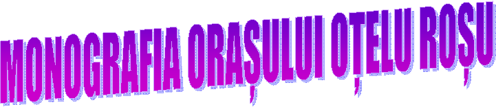 MONOGRAFIA ORAȘULUI OȚELU ROȘU